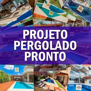 projetos pergolado pronto