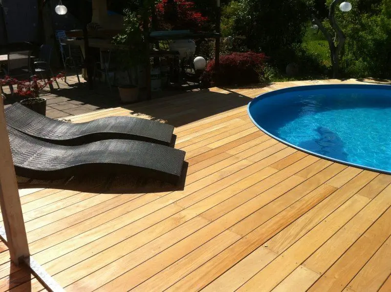 deck de madeira garapeira