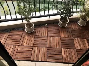 deck de madeira modular