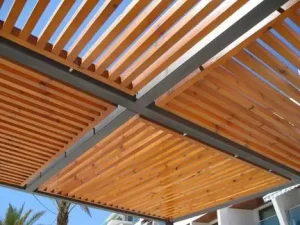 pergolado de madeira para janela