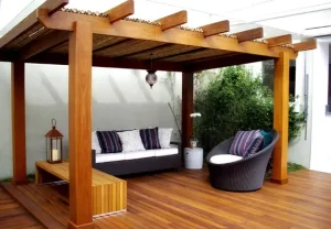 pergolado e deck