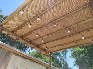 pergolado forro palha