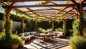 pergolado de eucalipto