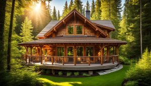 cobertura de madeira