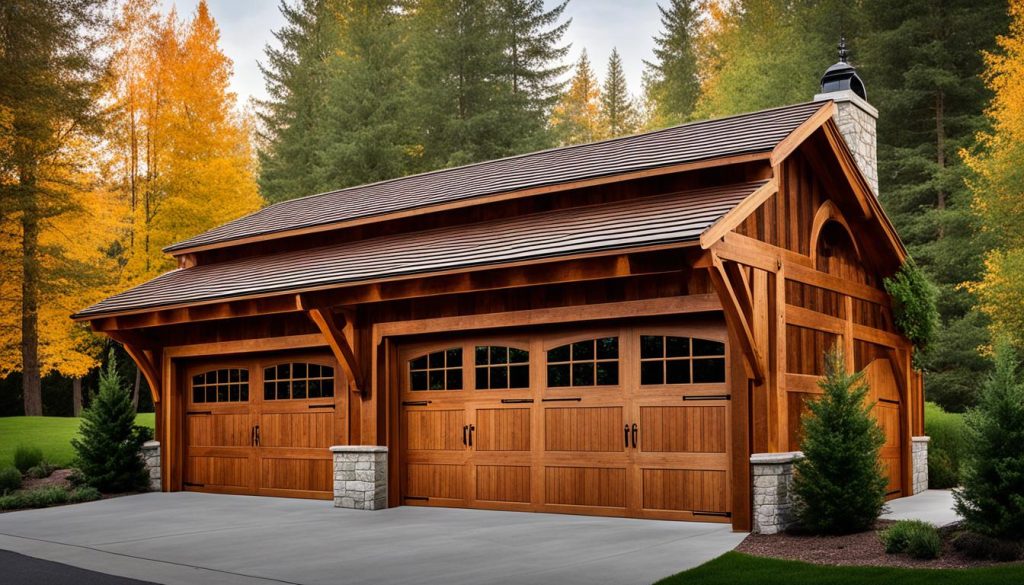cobertura de madeira para garagem