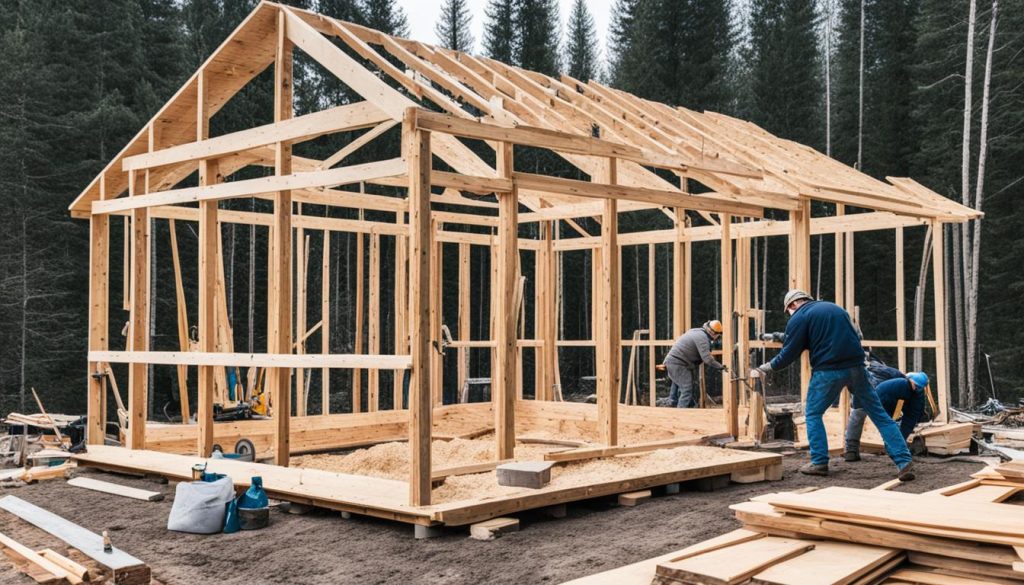 casa de madeira simples