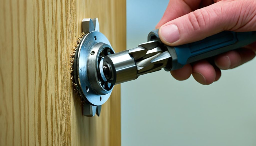 como perfurar porta como perfurar porta