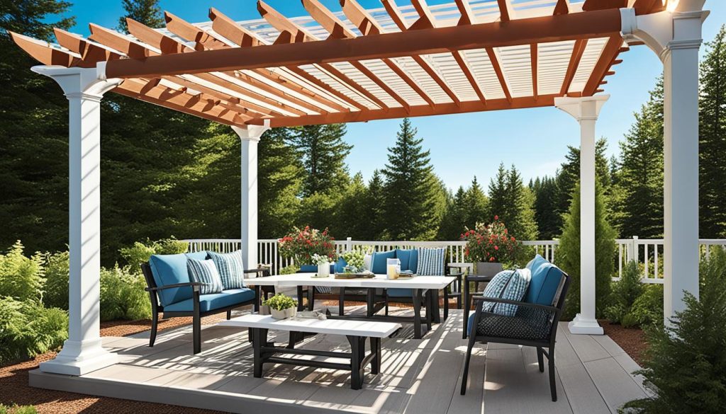 pergolado com tubo de pvc