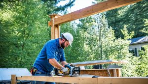 pergolado de madeira