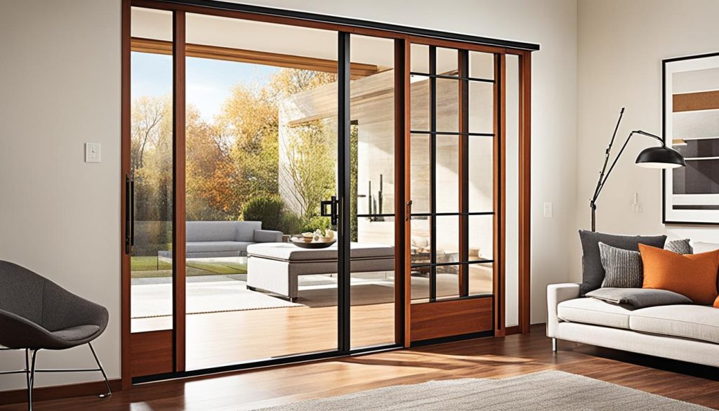 porta de madeira de correr