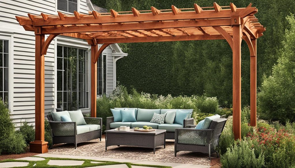 modelo de pergolado de eucalipto