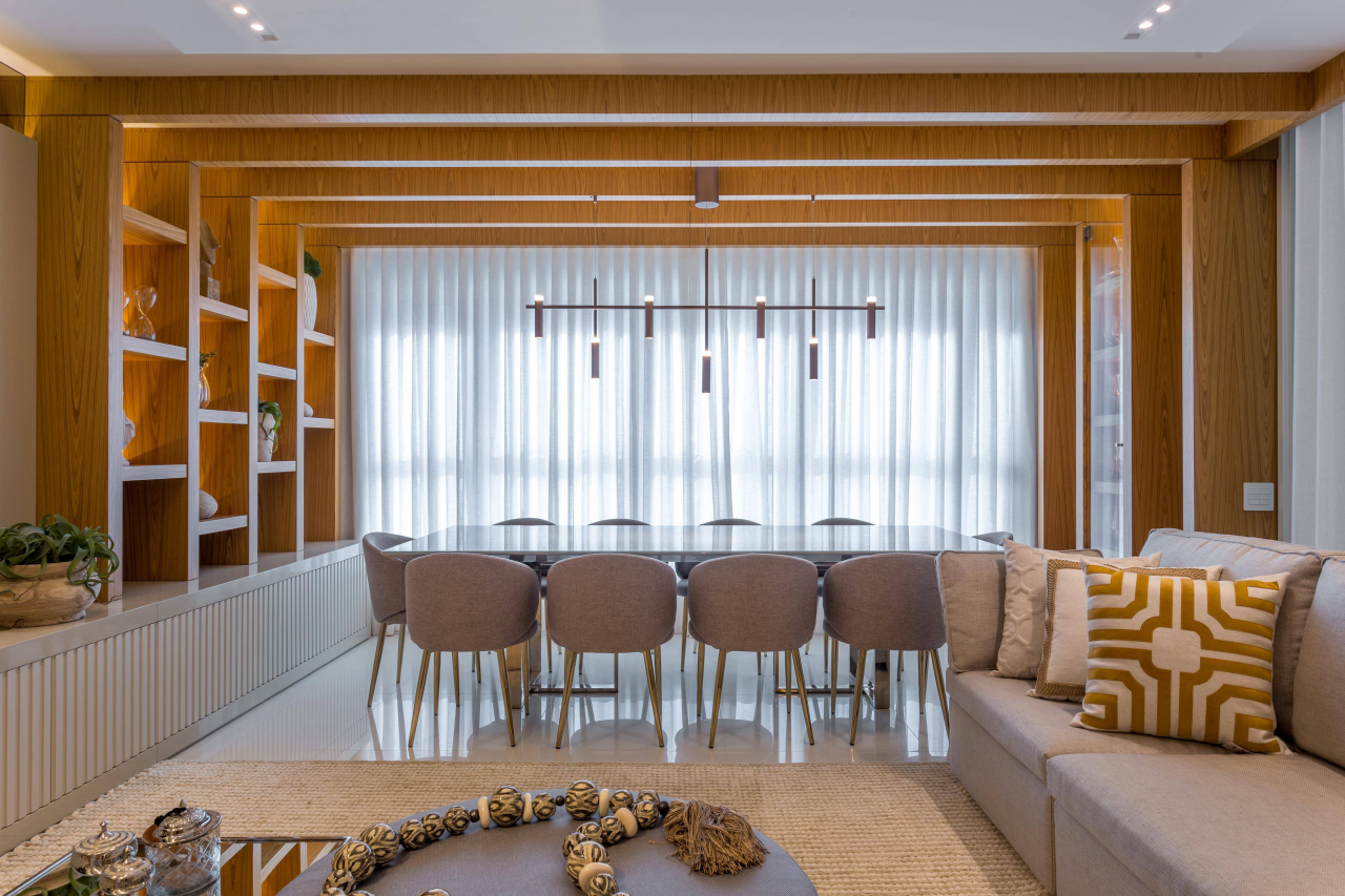 transforme sua sala com pergolado de madeira