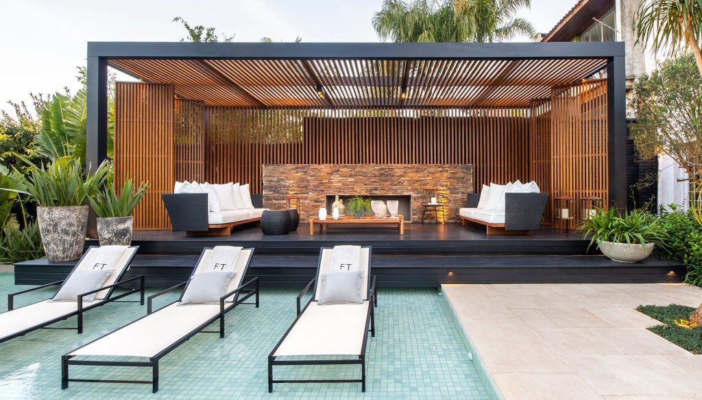 pergolado de madeira